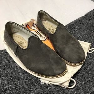 Sabah Grey Leather Loafer
